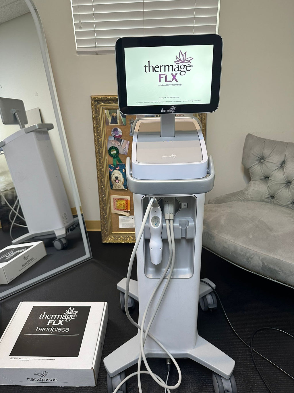 Solta Thermage FLX RF Skin Tightening Generator - Refurbished 2021 - Side View