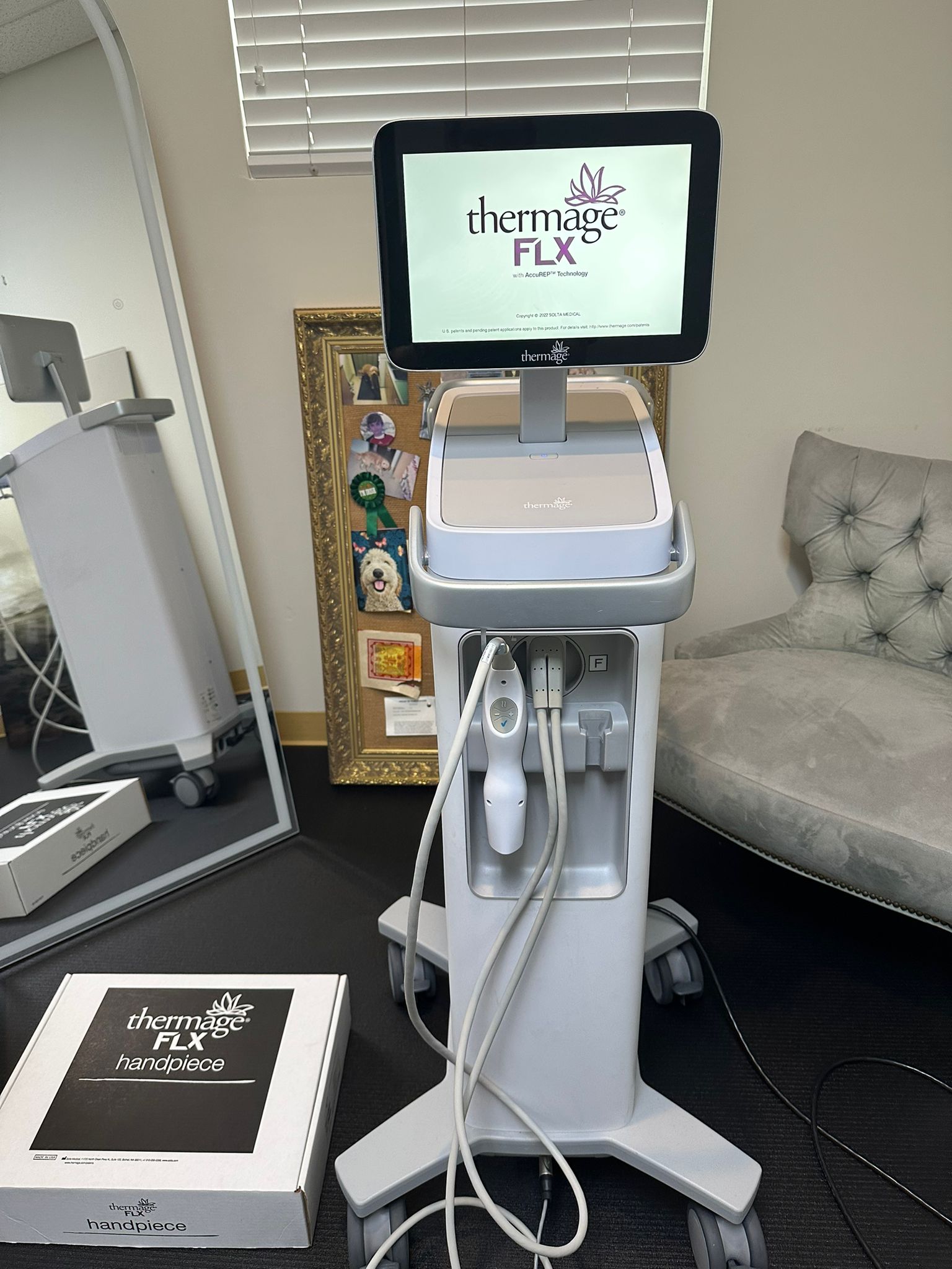 Solta Thermage FLX RF Skin Tightening Generator - Refurbished 2021 - Side View