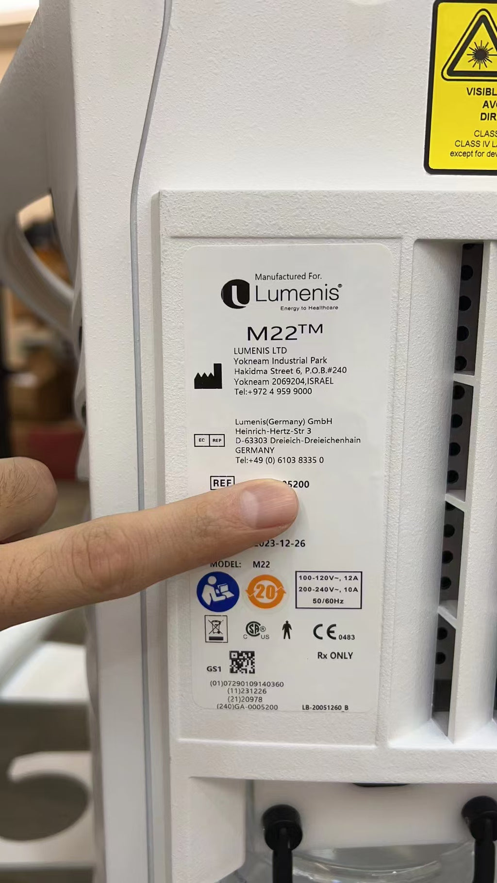 Lumenis M22 IPL Laser System - Demo Unit 2023 - View 7